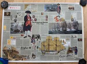 The American Navies 1775-1783 Vintage U.S. National Park Service‎ Poster